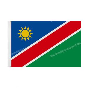 ナミビアの国旗国立ポリエステルバナー飛行90 * 150cm 3 * 5ftフラグ世界中の世界中の屋外はカスタマイズできます