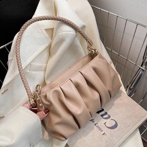 Evening Bags Pequeno Soft Cruzbody Messenger Underarm Handbags 2022 Moda Spring Designer Woman Shopper Ombro