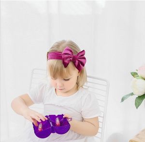 Pałąk dla dzieci Color Color Flannelette Nylon Akcesoria do włosów Duży rozmiar Baby Hairs Band Velvet