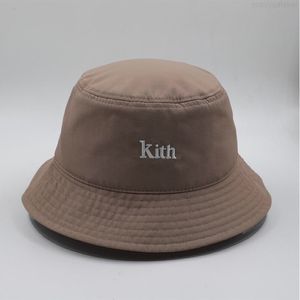 Kith Quick-Siostry Swim Bucket Hat Ladies Women Men Sun Fishing Hats Fisherman Cap Panama Pop Hip Haajuku Summer6498 {kategoria}