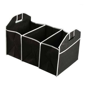 Storage Bags Trunk Organizer Collapsible Folding Caddy Car Truck Auto Bin Bag 3 Fold Portable JS23