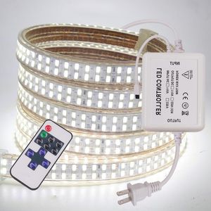 Super Bright 5730 Flexibel LED Strip Light 220V Double Row 240led / m Dimmable Waterproof Home Lighting Decoration Rope Lights Strips
