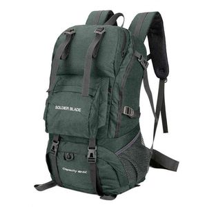 50L Açık Hiking Kamp Sırt Çantası Molle İşlevli Taktik Askeri Sırt Çantası Seyahat Spor Çantası Sırt Çantaları G220308