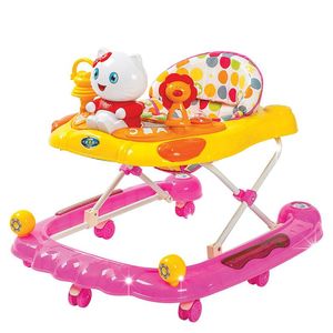 Baby Walkers Arrives Walker Music Plate Safety Multifunctional Anti Rollover U Type Folding Easy Large Chassi Scooter on Sale