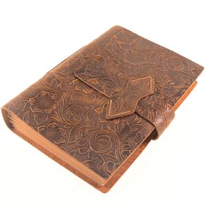 Vintage Handmade Leather Diary Notebook Notatniki Sketchbook Notatniki Travel Journal Puste Pisanie Papier Papiernicze A5 1xBJK2104