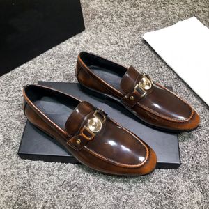 2022 Men's Fashion Business Oxfords Groom Wedding Party Dress Shoes Brand Designer Genuine Leather Casual Loafers Size 38-45