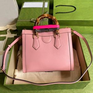 Borsa tote bags Bambù doppio manico in metallo dorato con decorazione a lettera borsa a tracolla con decorazione in stile moda di grande capacità