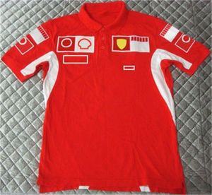 F1 temporada fã de carro corrida polo camisa masculina e feminina equipe conjunta de manga curta terno de secagem rápida t macacão de carro logotipo personalizado