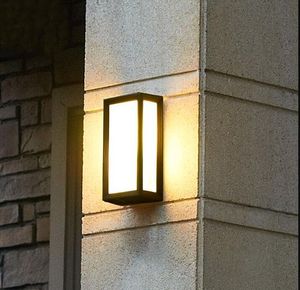 Стены Sconce Наружные Осветительные Лампы Водонепроницаемый Внешний Сад Светодиод