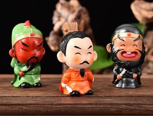 クリエイティブセラミックかわいい新しい中国風の人形のお土産ギフトテーブルオフィスホーム装飾人おもちゃの装飾品車のインテリアの装備品