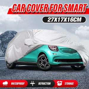 Car Covers Sun Shield Universal for smart fortwo SUV Outdoor Cover Door Body Waterproof Anti-UV Snowproof Auto Accessories