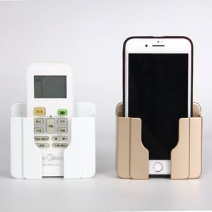 Multifunktionell väggmonterad Mobiltelefonladdningsinnehavare Smartphone Mobiltelefon Laddningshållare Stabil Fast Mounts Adhesive Shelf