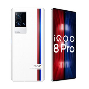 Original Vivo IQOO 8 PRO 5G Mobiltelefon 12GB RAM 256GB 512GB ROM SNAPDRAGON 888 PLUS 50MP AF OTG NFC Android 6.78 