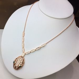 BGARL Snake Halsband smycken set med diamanter guldpläterade högsta räknekvalitet halsband designer officiella reproduktioner gåva till flickvän
