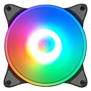 COODMOON 120mm RGB FAN COOLER för PC Desktop Case Silent Multilayer Light