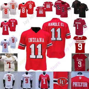 Indiana Hoosiers Football Jersey NCAA College Michael Penix Jr. Stevie Scott III Ty Fryfogle Antwaan Randle El Stephen Carr Beaty Ramsey Philyor Stallings IV