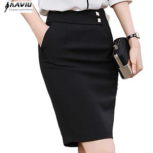 春の夏の正式なオフィスの女性ミニ短い底210604のためのナビのエレガントとファッションの女性のスカート
