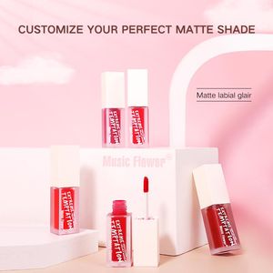 Non-Stick Cup Matte Liquid Lipstick Waterproof Professional Makeup Full Portable Lip Glaze For Make Up Gloss Cosmetic