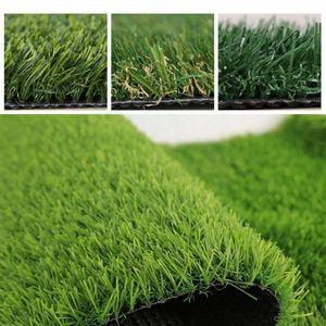 Dekorativa blommor kransar 50 / 100cm gräsmatta Grön konstgjorda gräsmattor Turf mattor Fake Sod Garden Moss Landskap för hemvåning Aquarium w