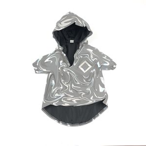 Trendige bedruckte Haustiermanteljacke, Outdoor-Sport-Sonnenjacken, Hundebekleidung, Corgi, Bulldogge, Schnauzer, Welpenkleidung