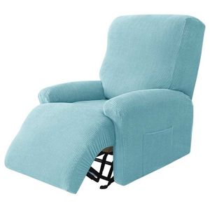 Split Design Recliner Cover Relax All-inclusive Massage Lounger Single Couch Sofa Slipcovers for Living Room Armchair Covers 211116