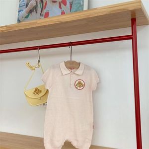 tuta pagliaccetto lavorata a maglia per bambini estate bebe 210713