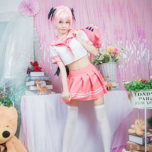 Themenkostüm Kostüme Anime Fate/Apocrypha Astolfo Cosplay Kostüme Japanische Studentin Mädchen Schuluniformen HalloweenWeihnachten Matrosenanzug Komplettsets Y09