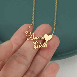 Valentine's Day Gift Creative Letter Diy Silver 925 Heart Necklace