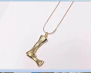 Wholesale gold necklace letter l resale online - 2021 shinny charming gold thin rope Pendant Necklaces with brass copper material BRAND NEW capital letter L available stock high quality coming box and dustbag