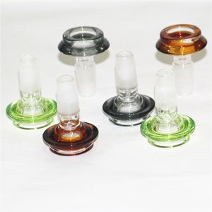 Hookahs Mobius Skärmglasskål 14mm Man 18mm Glas Rökningsskålar för vattenrör Bong Röktillbehör