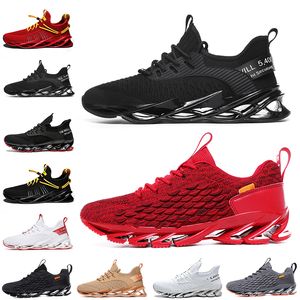 Fashion Non-Brand men women running shoes Blade slip on triple black white all red gray orange Terracotta Warriors trainers outdoor sports sneakers