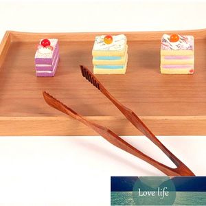 1 Pc Bamboo Food Tongs Kitchen Utensils Buffet Cooking Tools Anti Heat Bread Clip Pastry Clamp BarbecueTongs