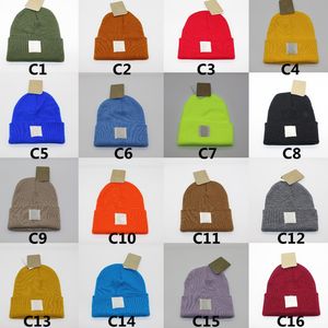 Winter Children Designer Knitted Hat Solid Color Kid Caps Warm Hats Breathable Street Dance Skateboard Cap High Quality