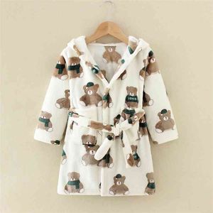 Baby Girls Clothes Pajamas For Kids Clothing Sleepwear Bathrobe Men's Bathrobes Children 210528