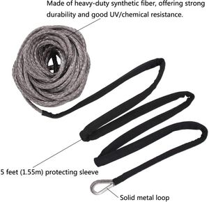 Wholesale synthetic winch cable for sale - Group buy Outdoor Gadgets Winch Rope String Line Cable With Sheath Synthetic Towing m Car Wash Maintenance For ATV UTV Kfi Off Road