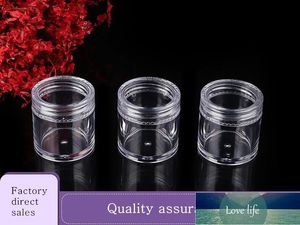 Storage Bottles & Jars 50pcs X10g Transparent Sample Round Container Jar Plastic Box Rhinestone Nail Glitter Cosmetic Empty Factory price expert design Quality