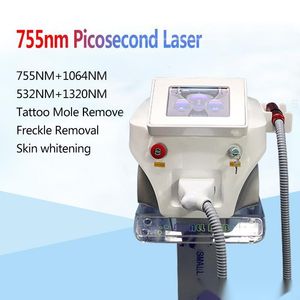 Pico Laser Picosecond Laser Machine Nd Yag Laser Tattoo Avlägsnande Pigmentation Spot Mole Remover Tattoo Clearance Skönhetsutrustning