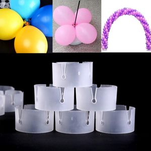 Wholesale balloon buckles for sale - Group buy Party Decoration DIY Birthday Wedding Decor Balloon Arche Buckle Durable Plastic Clip Bracket Arch Connector Ring