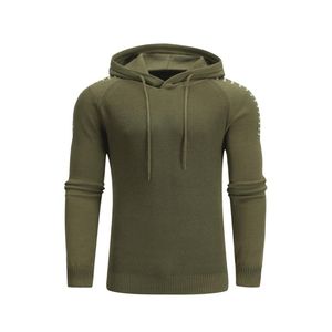 Men s Hoodies Sweatshirts QSuper Men Hooded Army Green High Quality Man Slim Autumn Spring Casual Sports Multi Function Clothing