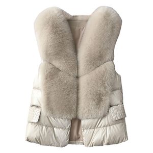 Gilet di pelliccia Piumino corto da donna Imitazione sottile Giacca temperamento Autunno e inverno Moda All-match 211018