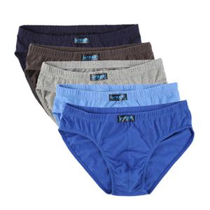 5pcs/lot est 100% Cotton Mens Briefs Plus Size Men Underwear Panties 4XL/5XL/6XL Men's Breathable Panties Multicolor 210707