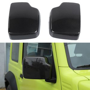 Bakifrån Spegel Dekoration Tillbehör till Suzuki Jimny 19+ ABS 2PCS Carbon Fiber