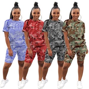 Designer Women Tracksuits Plus Size 3XL Summer Outfits Two Piece Set Jogging Suits Kort ärm T-shirts+Shorts Pants 2st Set Set Casual Letter Sportwear Joggers 4719