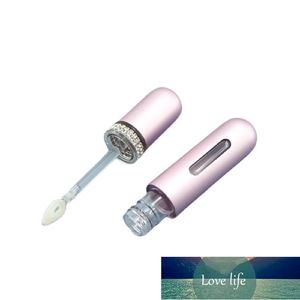 Packing Bottles Unique Tubes Wands Rhinestone Liquid Lipstick Containers 5ML Lip Gloss Packaging with Aluminum Housing 30/50pcs