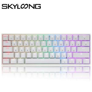 Wholesale sk61 keyboard for sale - Group buy SKYLOONG GK61 Keys Gaming Mechanical Keyboard USB Wired RGB Backlit Gamer For Desktop Tablet Laptop SK61