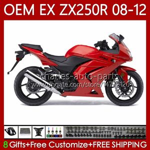 Обсуждение для инъекций для Kawasaki Ninja ex ZX 250R EX250 ZX250 R Factory Red 2009 2009 2010 2011 2012 2012 CUDLOWORK 81NO.132 ZX250R EX250R 08-12 ZX-250R 08 09 10 11 12 OEM Body