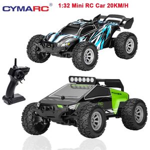 1:32 Mini Yüksek Hızlı 20 KM / H RC Araba Çift Hız Ayarı Kapalı Modu / Profesyonel Mod Seyahat Off-Road RC Oyuncaklar 211029