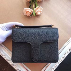 古典的なファッションレトロボックスバッグ厚いチェーンショルダーバッグ本革の女性メッセンジャークロスボディハンドバッグトート財布