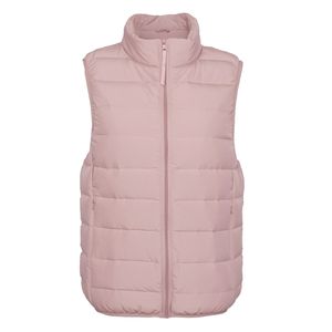 Kvinnors Outwear Vest 90% Vit Duck Down Ultra Light Causal Matt Tyg Kvinna Ärmlös Vindtät Varm Waistcoat 210923