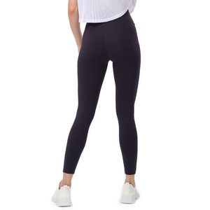 Yoga Legging Women Capris Running Fitness Sports Gym Pants Solid Color Exercise Casual Tights High Waist Full Length Trouses